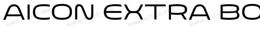 AICON Extra Bold字体转换